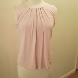 Calvin Klein Pale Pink Sleeveless Top size PL